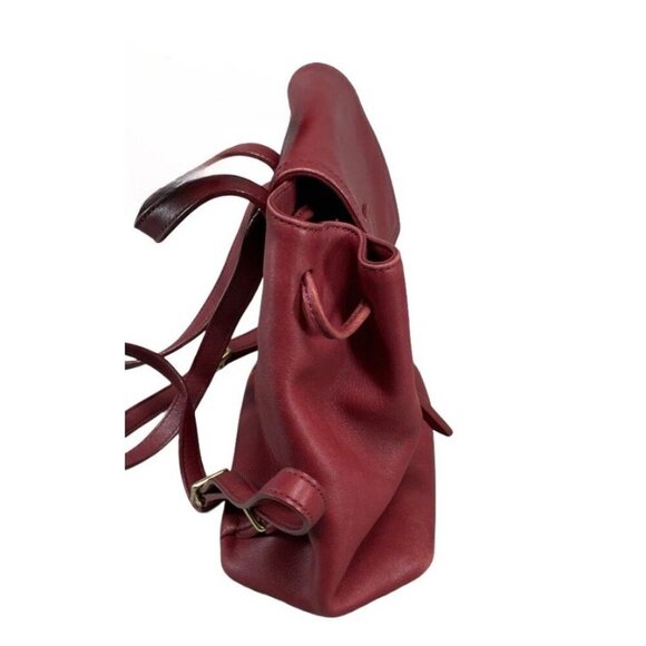 Coach Backpack Womens Mini Legacy Red Leather Buckle Adjustable Shoulder Strap - Picture 4 of 7